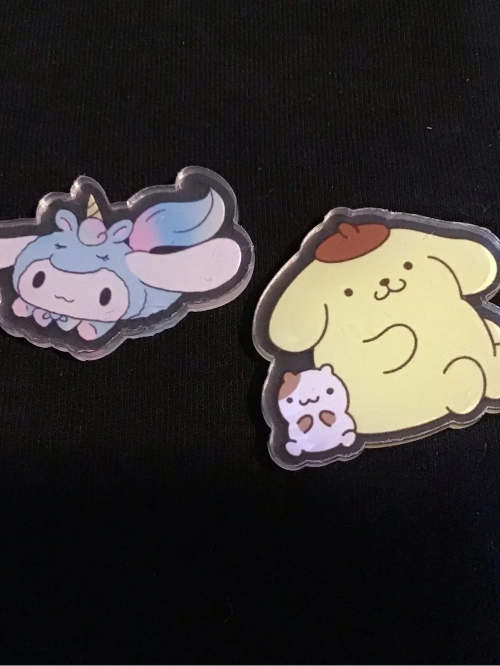 Set of four Sanrio characters magnet set. Super cute.